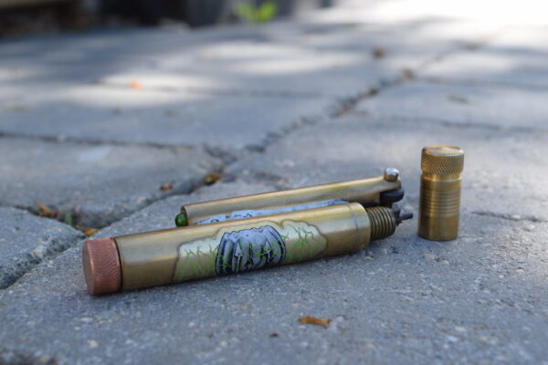 GOBLINHEAD BRASS LIGHTER.