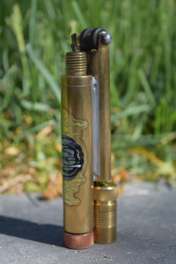 GOBLINHEAD BRASS LIGHTER.
