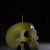 GOBLINHEAD SKULL CANDLE YELLOW/BLACK