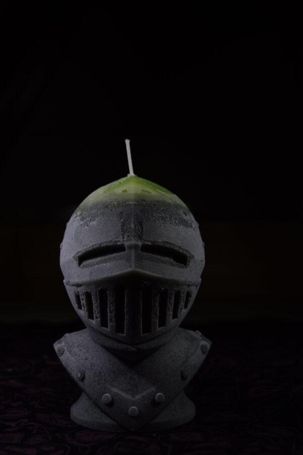GOBLINHEAD RADIOACTIVE KNIGHT CANDLE